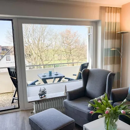 公寓 Haus Nordseeblick 22 比苏姆