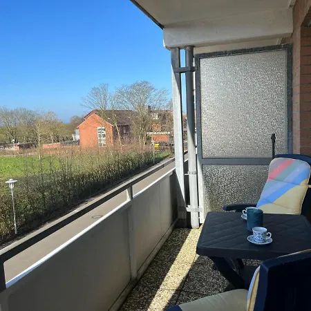 公寓 Haus Nordseeblick 22 比苏姆